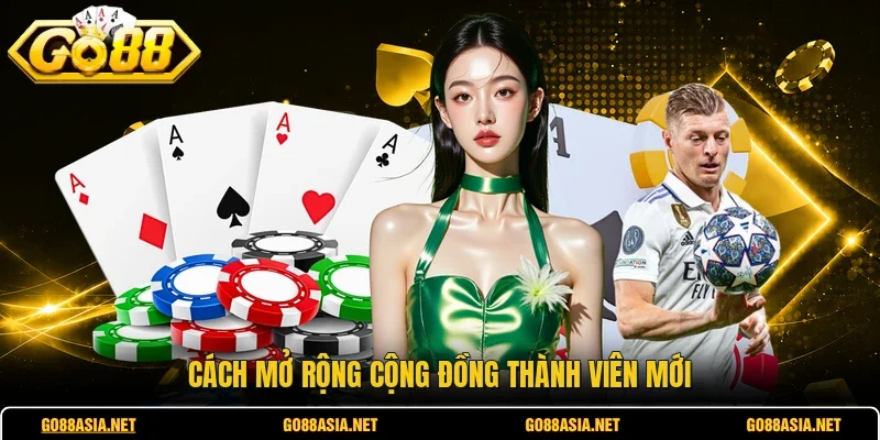Cách mở rộng cộng đồng thành viên mới